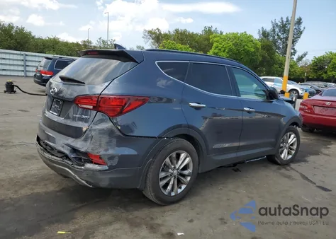 2017 Hyundai Santa Fe Sport from USA, damaged, VIN 5XYZU4LA0HG489223
